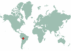 Diez de Abril in world map