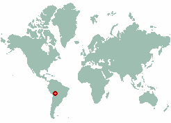 Yaguaru in world map