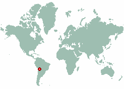 Yacuri in world map